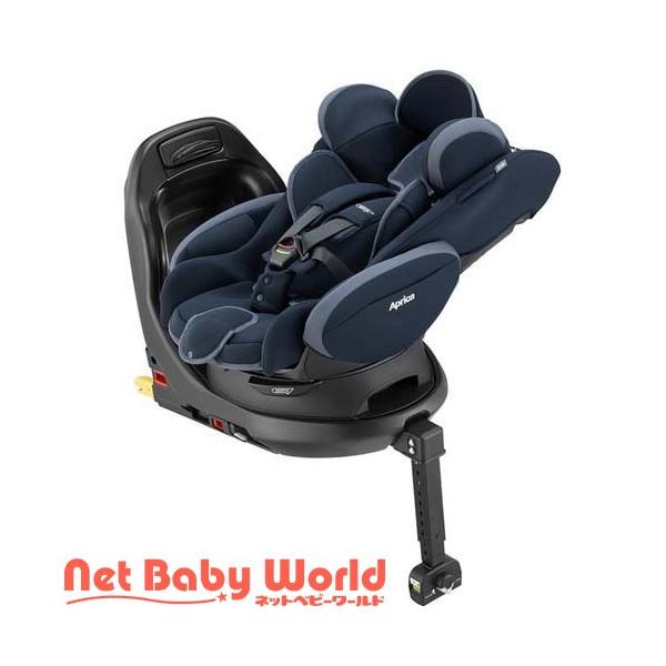 美品】 Aprica クルリラ プロテクト ISOFIX 限定モデル ネイビー 美品