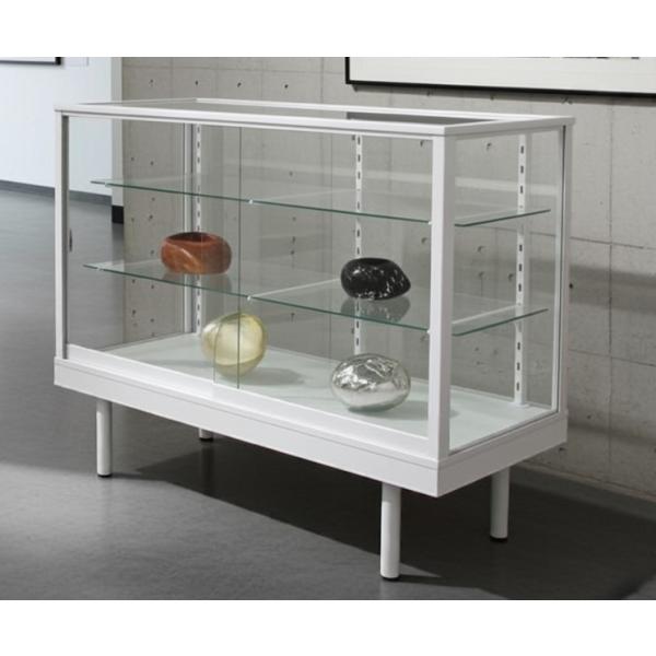 seven 昭和レトロ ガラスケース ショーケース 正面斜めガラス seven