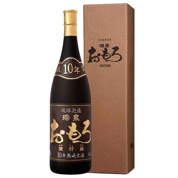 瑞泉 おもろ 10年 古酒 43度 1.8L 1800ml 瑞泉酒造 泡盛 : リカー