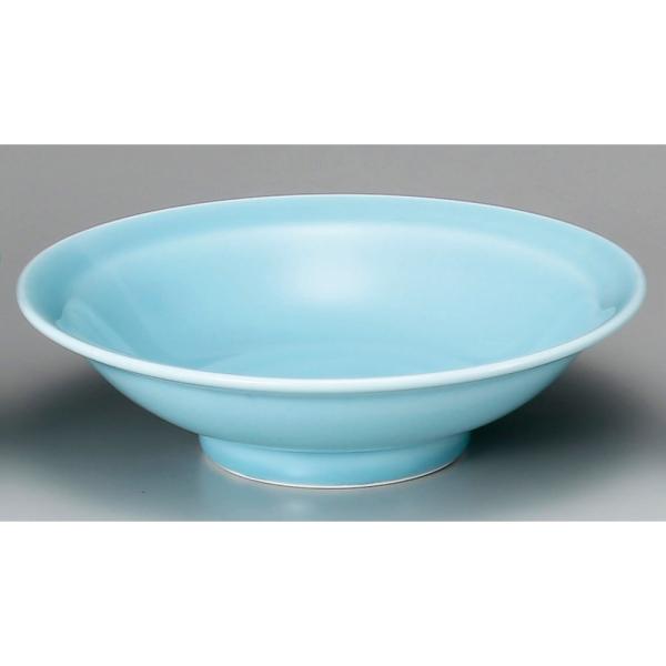 ☆ 中華食器 スーパー青白磁21cm高台皿 [ φ20.8 x 5.7cm ] 【 中華料理