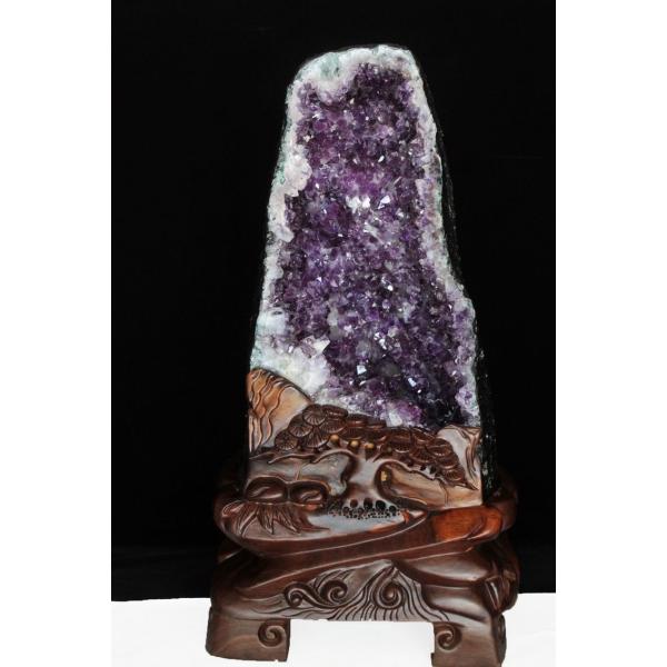 アメジストドーム /カルサイト共生 大型】アメジストドーム カルサイト