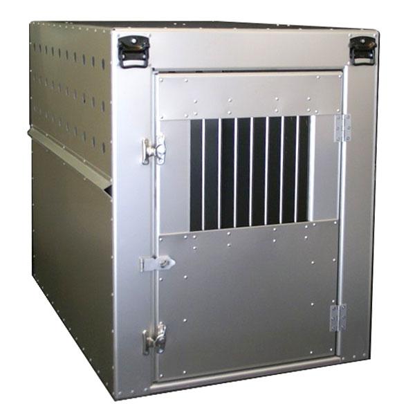 輸送用犬舎 （アルミ製） No.6 ［64×100×80cmH］ : サンセイヤフー店