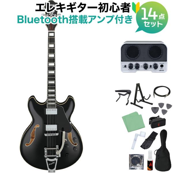 Ibanez（アイバニーズ） AS103T Black 初心者セット 〔Bluetooth搭載