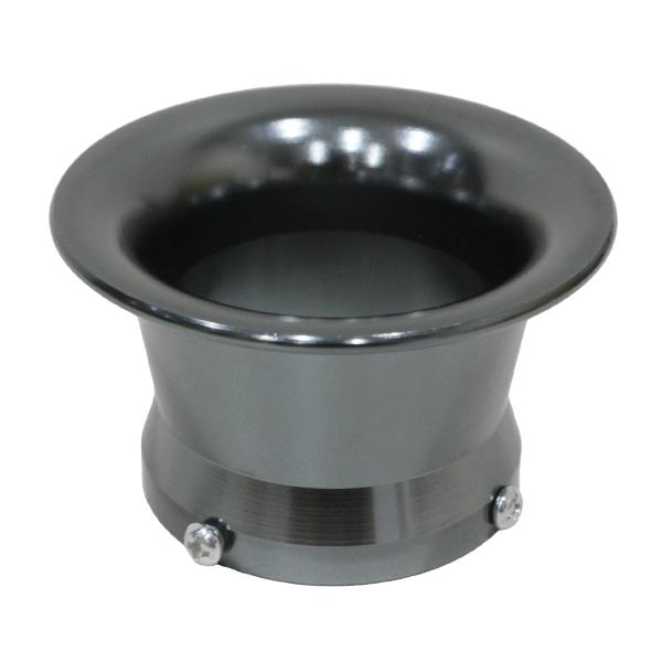 Б 送料無料 汎用 エアーファンネル ガンメタ アルミ アルマイト 50mm