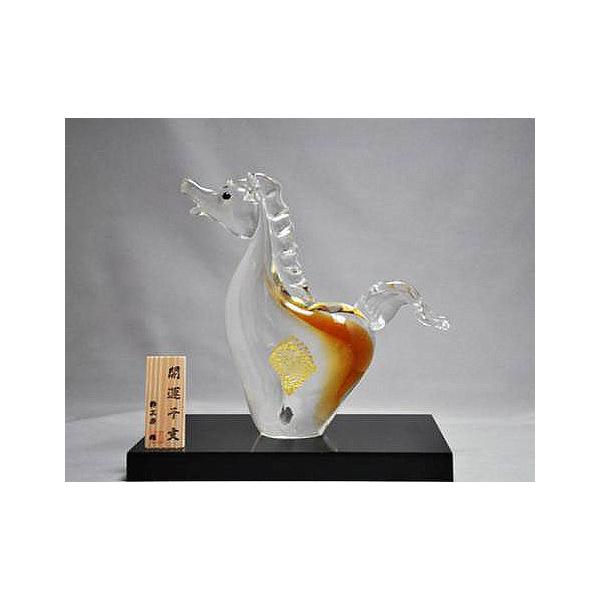 ガラス製 馬の置物 約10cm ガラス製 馬の置物 約10cm 717OIZEgxpL
