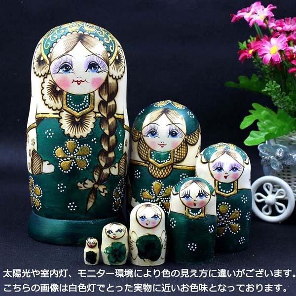 マトリョーシカ ロシア 人形 民芸品 土産物 手作り人形 手描き