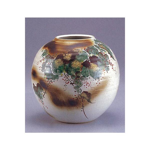 九谷焼 ブドウ絵柄の花瓶 陶器製 伝統工芸品 楽天市場】九谷 ブドウの通販