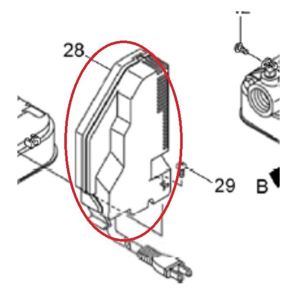川本ポンプ カワエースNF2-150S用 電装箱NF-150S NF-150用 (28