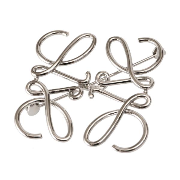 LOEWE リボンモチーフ ブローチ シルバー LOEWE リボンモチーフ