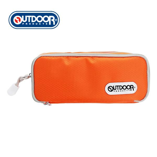 サンスター文具 アウトドア Wファスナー ペンケース RIPSTOP オレンジ