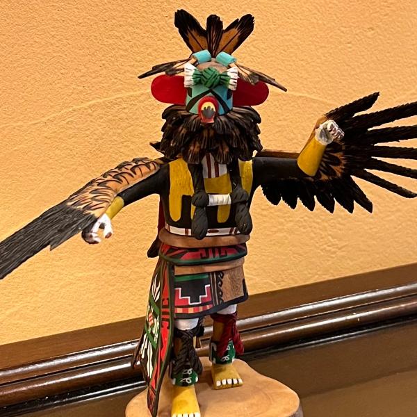 希少品！1970年代 カチナ精霊ダンスの油彩 ヴィンテージネイティブ