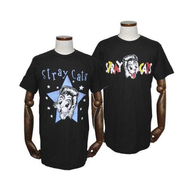ストレイキャッツロゴTシャツ STAR LOGO/CHEST LOGO STRAY CATS