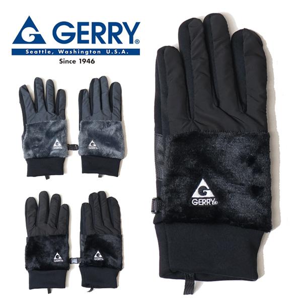 GERRY（ジェリー） ボア タフタ切り替え5指 手袋 グローブ メンズ