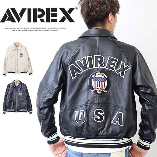 AVIREX（アヴィレックス） バーシティー シグネチャー レザー