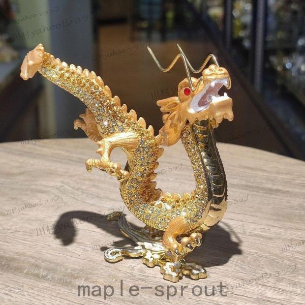 銅器 竜龍紋香炉 風水グッズ 小物 装飾品 彫刻 工芸品 古美術品 置物