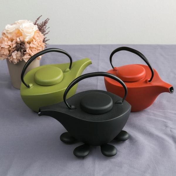 ㊻備前焼 宝瓶 登り窯 梅 うめ ウメ 6角 手びねり 急須 ㊻備前焼