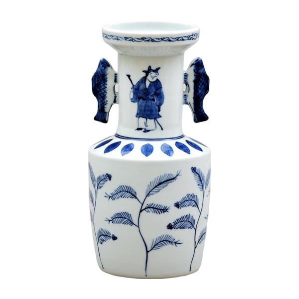 花入 染付 高砂 高野昭阿弥作 茶道具 茶道 : 和空間ヤフーショップ