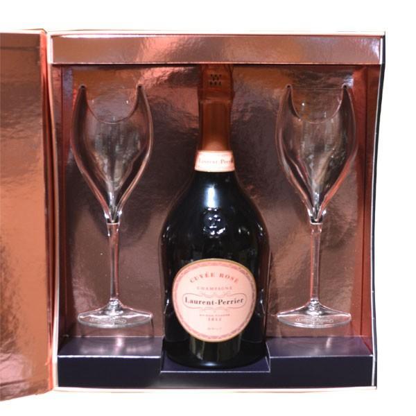 ローラン・ペリエ・ロゼ &ローランペリエ・シャンパングラス 2点