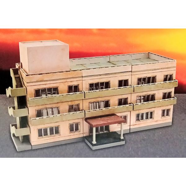 建物コレクション 閉鎖した病院 ジオコレ 1/150スケール 塗装済み