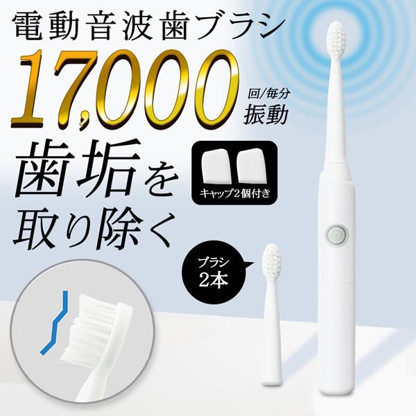 電動歯ブラシ ソニック 音波ブラシ 歯垢 IPX7 防水 17000回転/分 音波