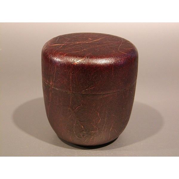 茶道具 中棗 和紙貼 六瓢蒔絵、 加賀蒔絵師 岡本 康光（ おかもと