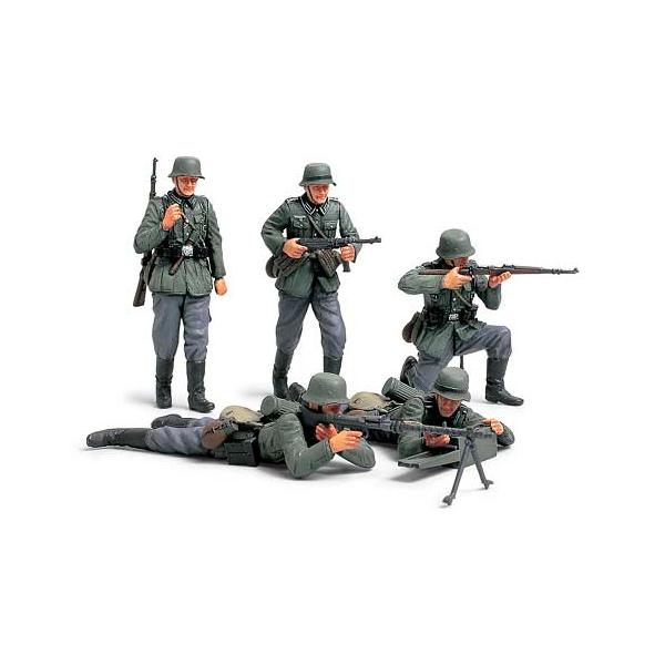 タミヤ 1/35 ミリタリーミニチュア No.293 ドイツ 歩兵セット
