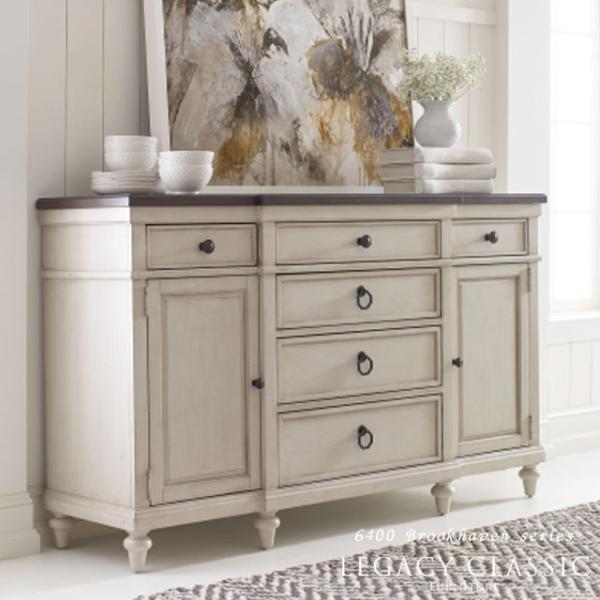 シャビーシックホワイト木製テレビボード175