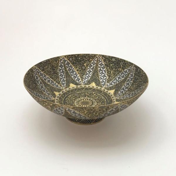 空女 小野多美枝 京薩摩 菊皿 京薩摩 空女 菊皿 空女 Cu-nyo 小野