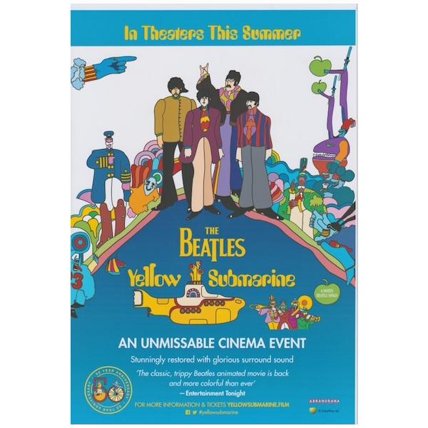 The Beatles ビートルズ イエロー・サブマリン B2ポスター Amazon.com