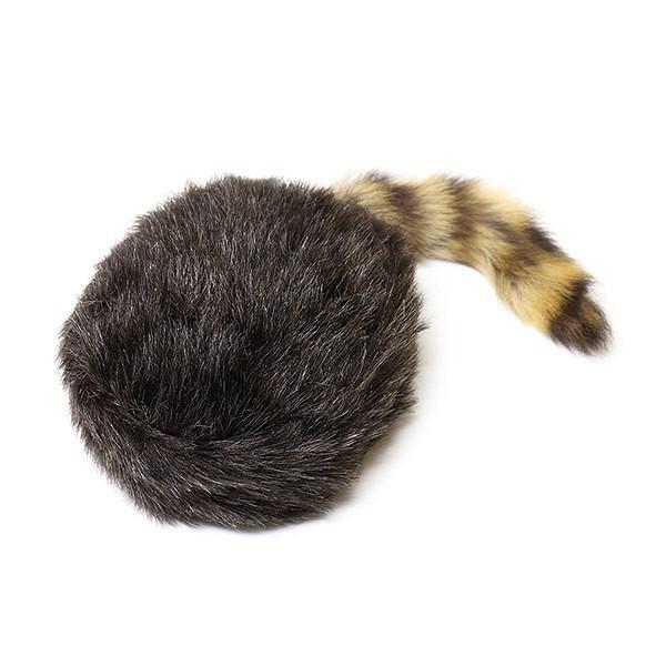 ロシア帽 クーンスキンキャップ クロケットハット アライグマ ファー M