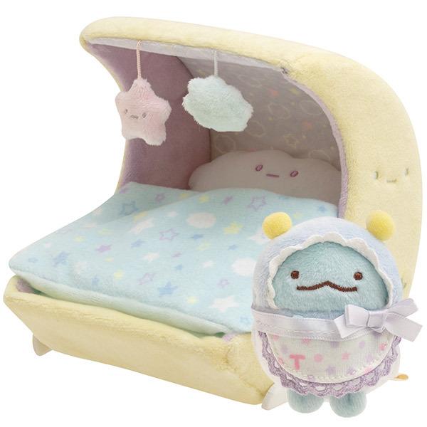 すみっコぐらし てのりぬいぐるみ すやすやベビーごっこ・とかげ・月の