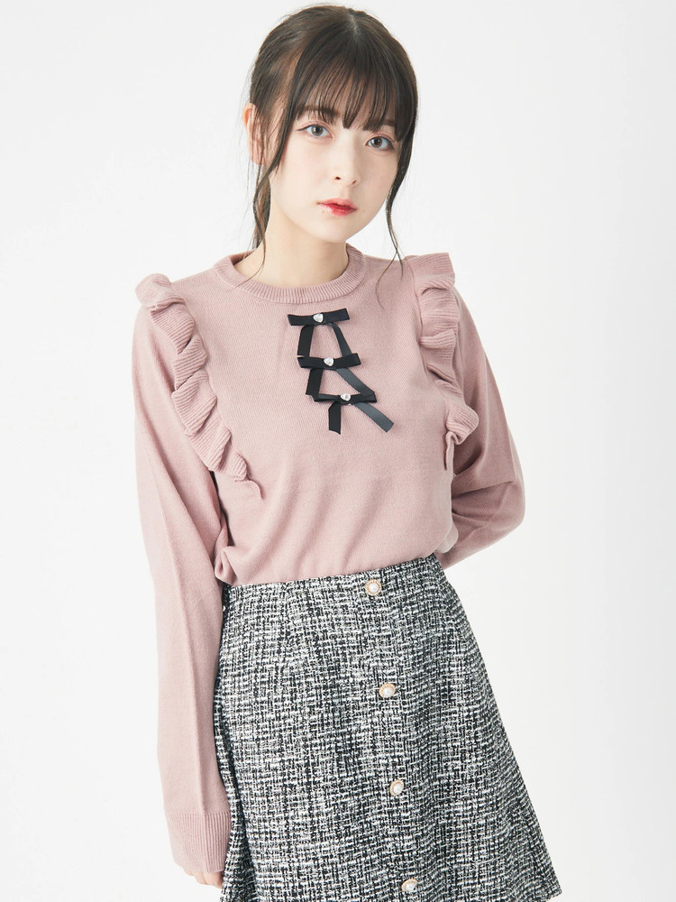 アイカツカード ロマンティックビジューリボンニット 1枚 アイカツ