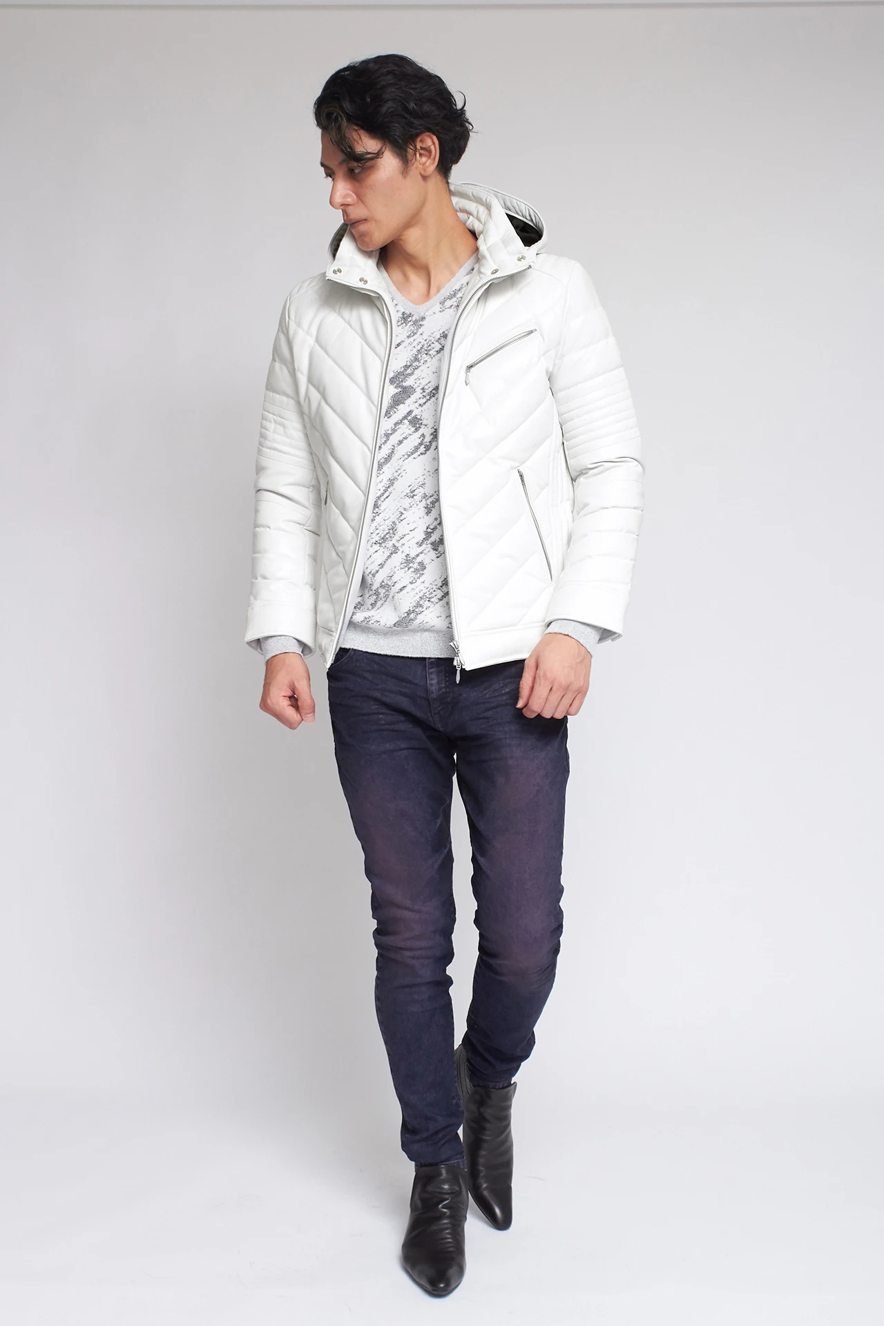 TORNADO MART∴シープレザーライダースフーディダウン / TORNADO MART