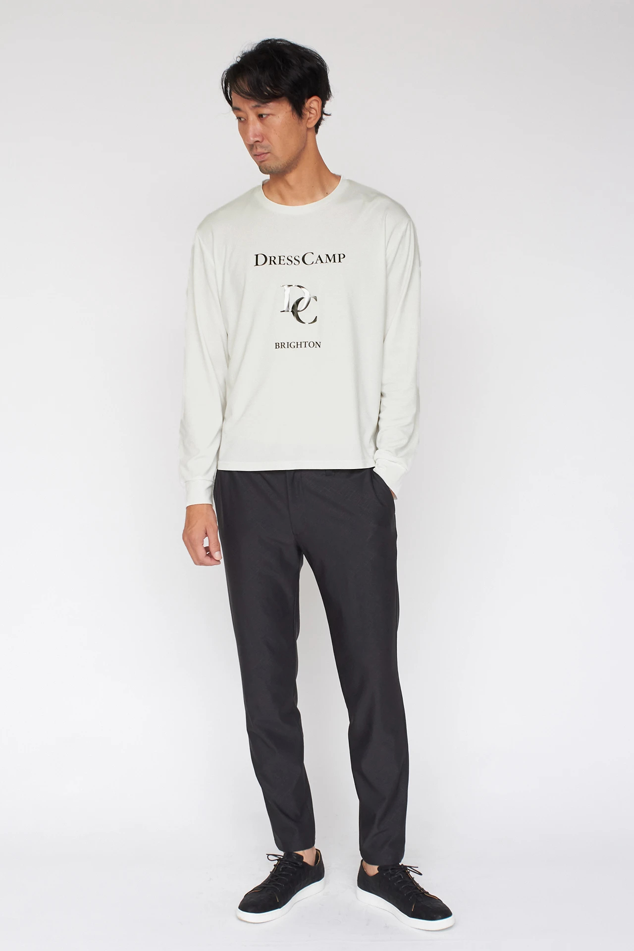 HIGH STREET∴ドレスキャンプ別注ロゴ長袖Tシャツ / HIGH STREET