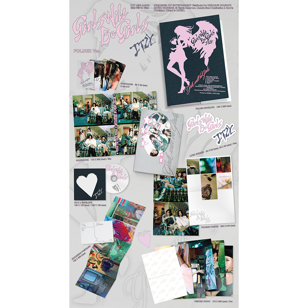 itzy Girls Will Be Girls リア 直筆サイン トレカ itzy Girls Will Be