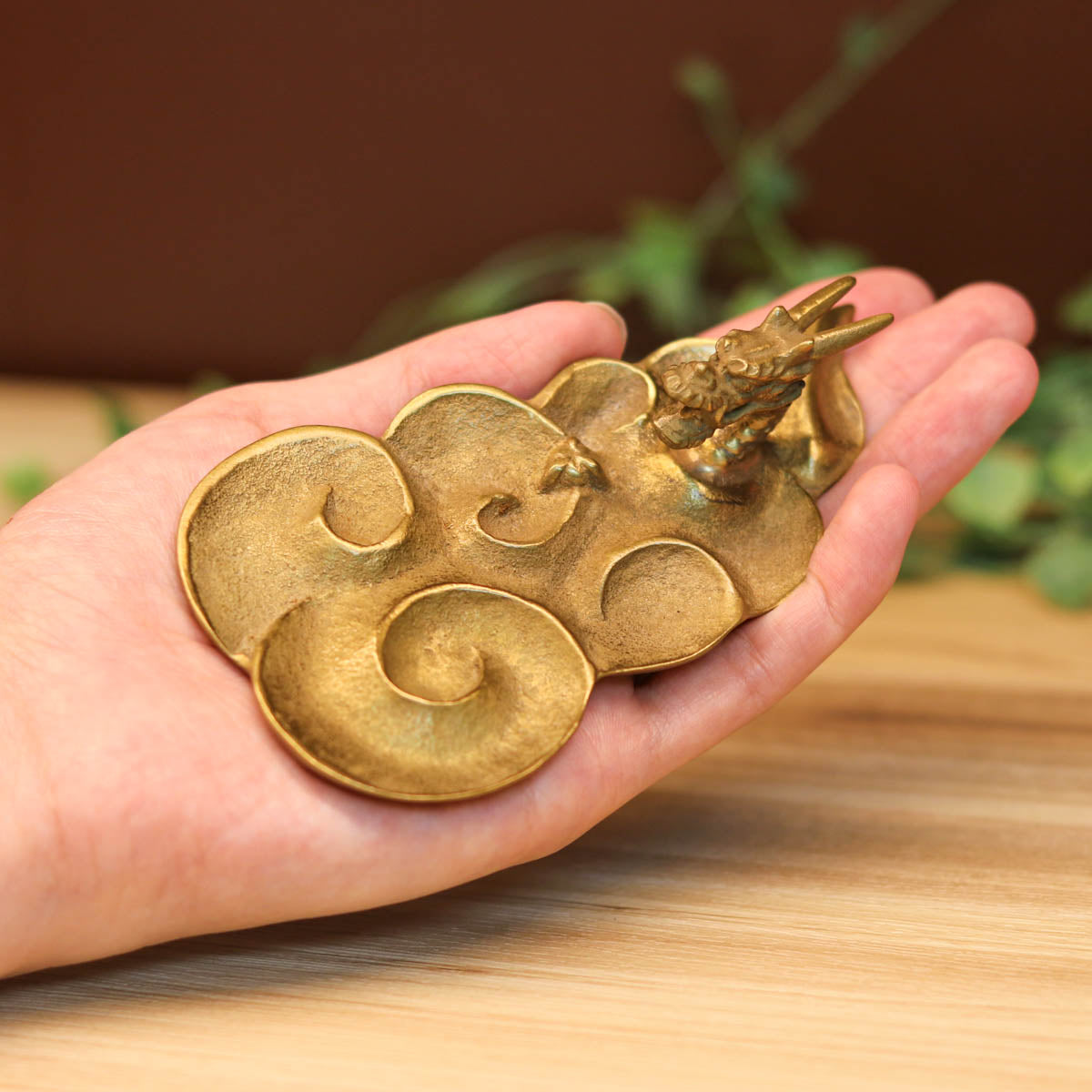 高岡銅器 銅製 花瓶 網代(大) 天龍作 桐箱 華道 銅製花瓶(2) - 高岡銅器