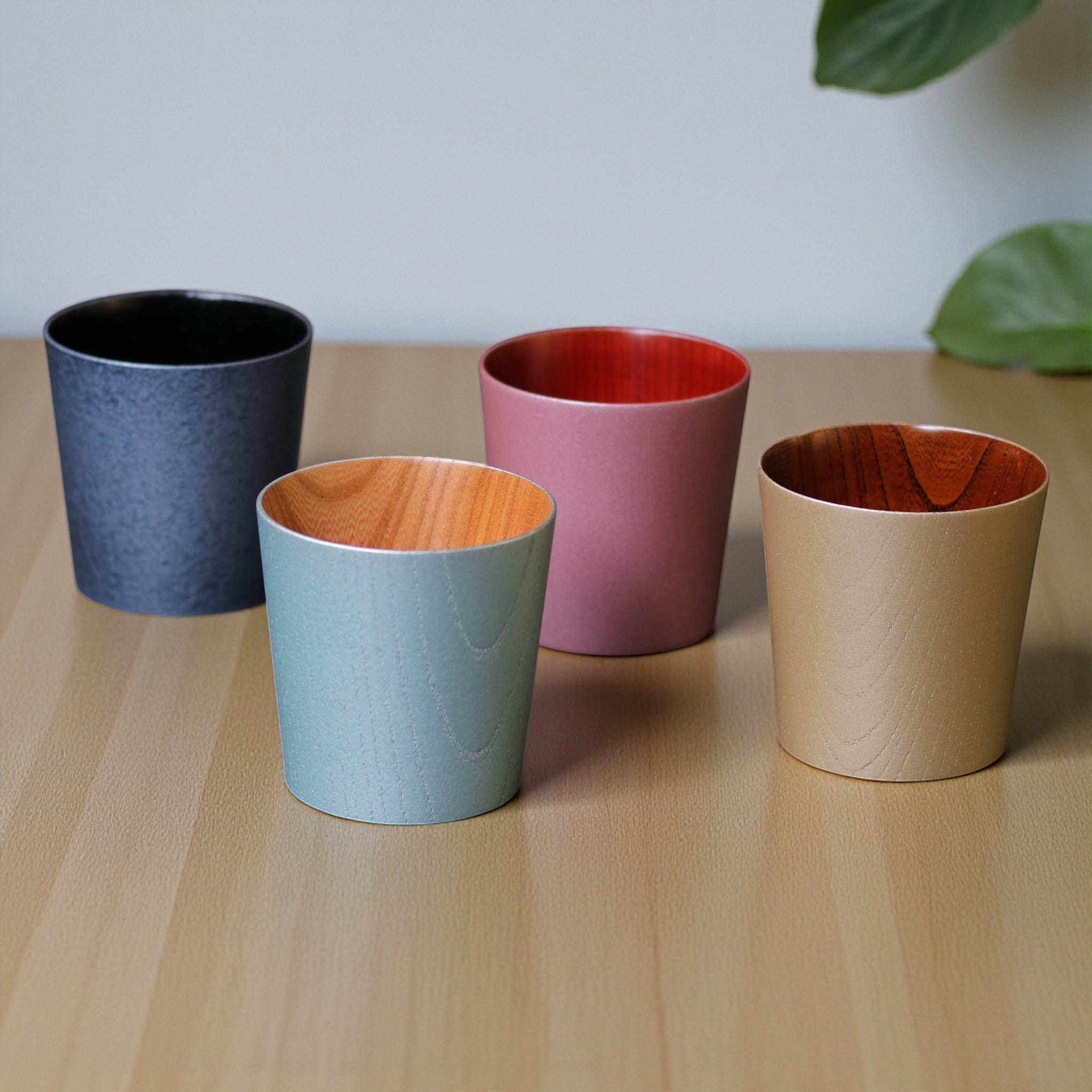 山中漆器 お椀 | うつろいカップ | シャンパンゴールド 拭漆 | 浅田