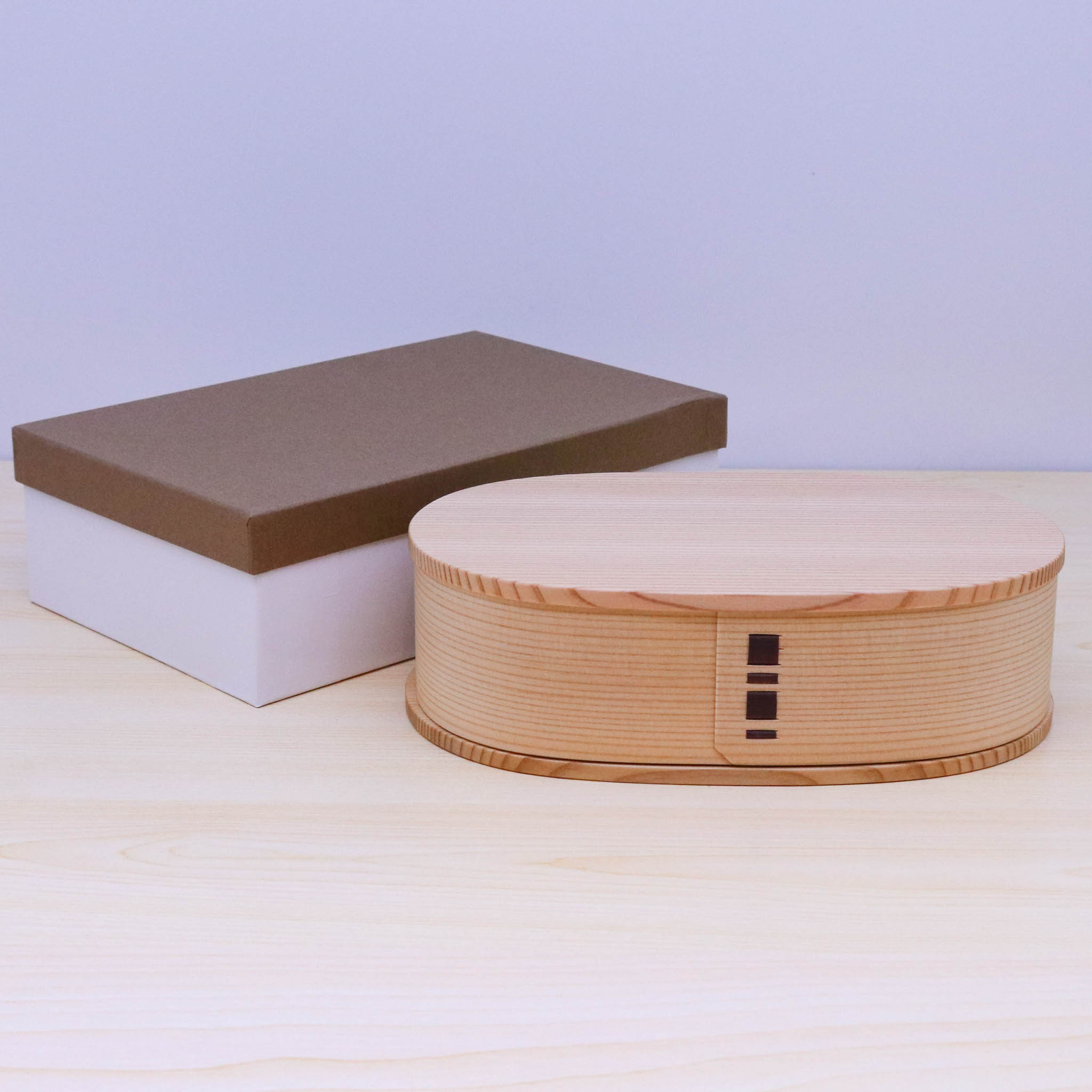 大館曲げわっぱ 弁当箱 | 秋田杉 | 小判 (大) | 大館工芸社