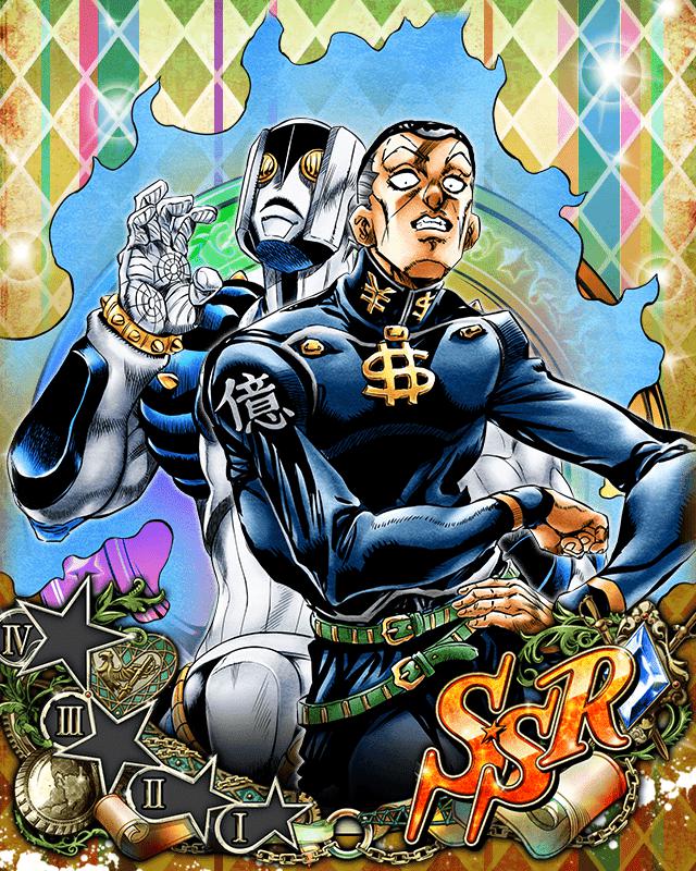 ジョジョの奇妙な冒険 ドットビット2連アクリルチャーム 虹村億泰 ＆