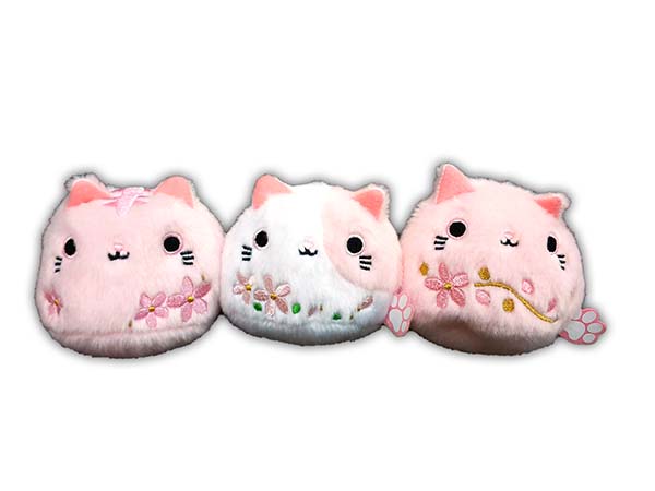 桜 ねこだんご みけさくら ぬいぐるみ 三英貿易 桜 ねこだんご みけ