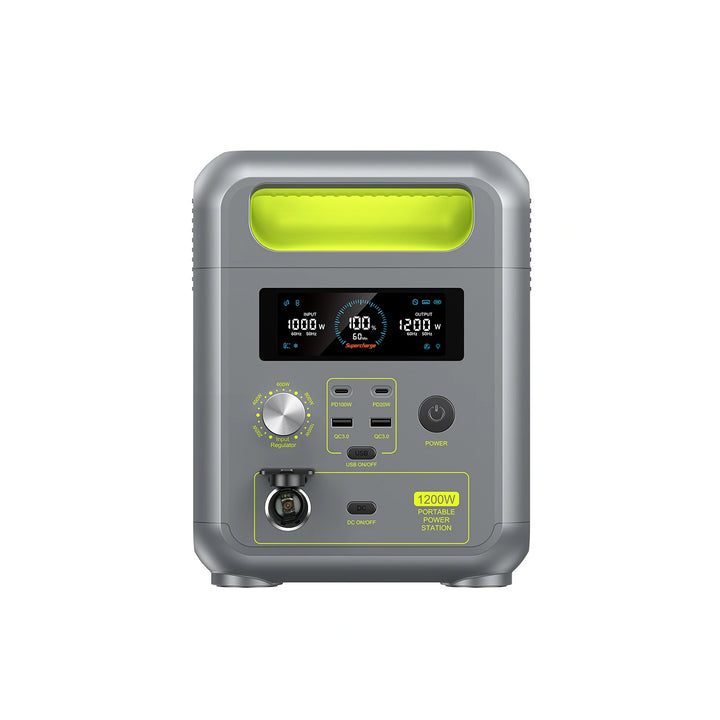 FOSSiBOT F1200 小型ポータブル電源 | 防災推奨・車中泊・キャンプ