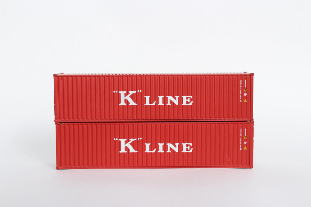 K-LINE set #4 40' HIGH CUBE containers with Magnetic system