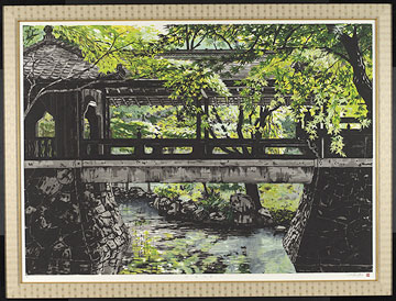 ジュディオング自筆絵画25×21cm