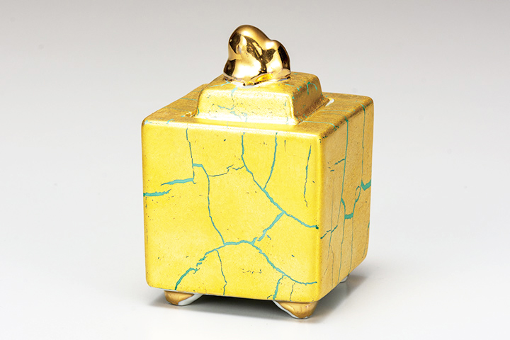 生産終了】3号豆香炉 金箔彩 – Juttoku.