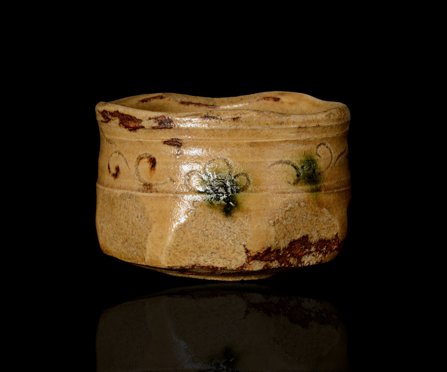 松村遷 本沼手黄瀬戸茶盌 – 窯と土～Kama-to-tsuchi～