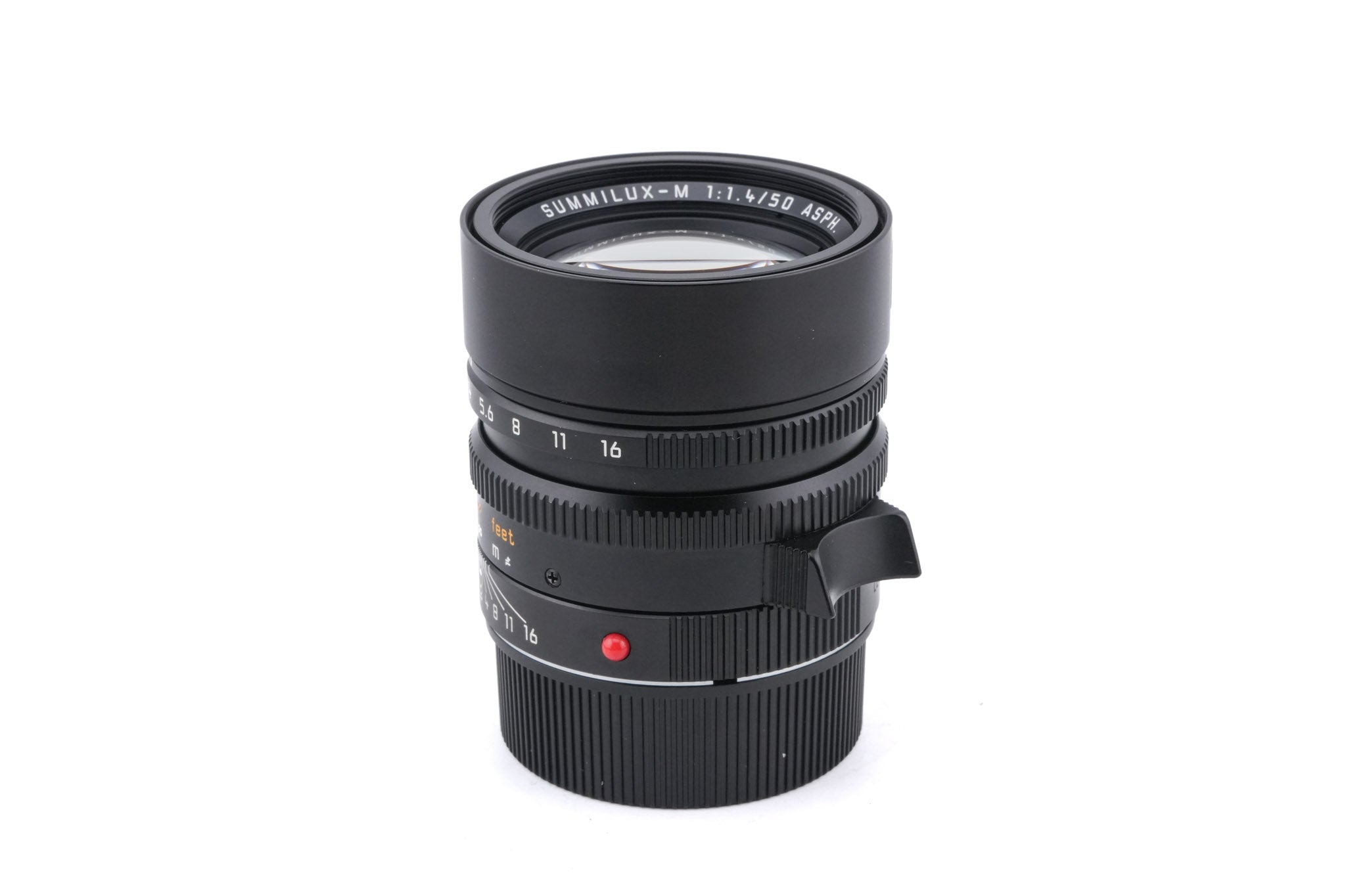 Leica 50mm f1.4 Summilux-M ASPH. (Type I) (Black, 11891 / 11716