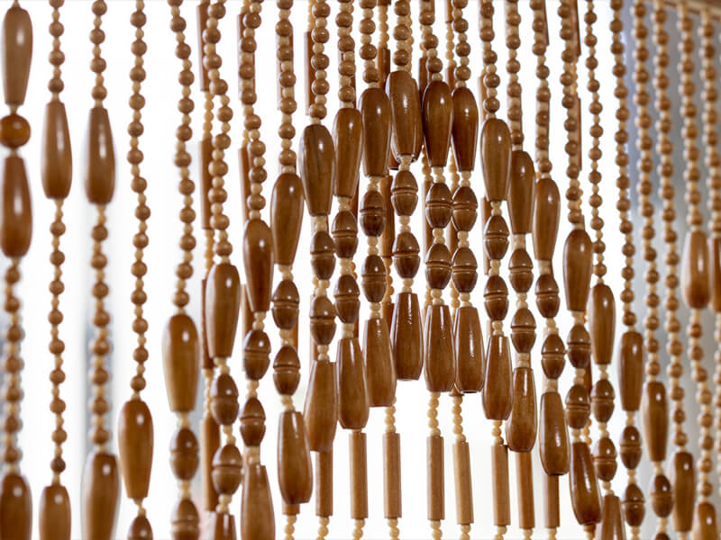 昭和レトロ珠のれん デットストック 昭和レトロ 暖簾 玉のれん 珠