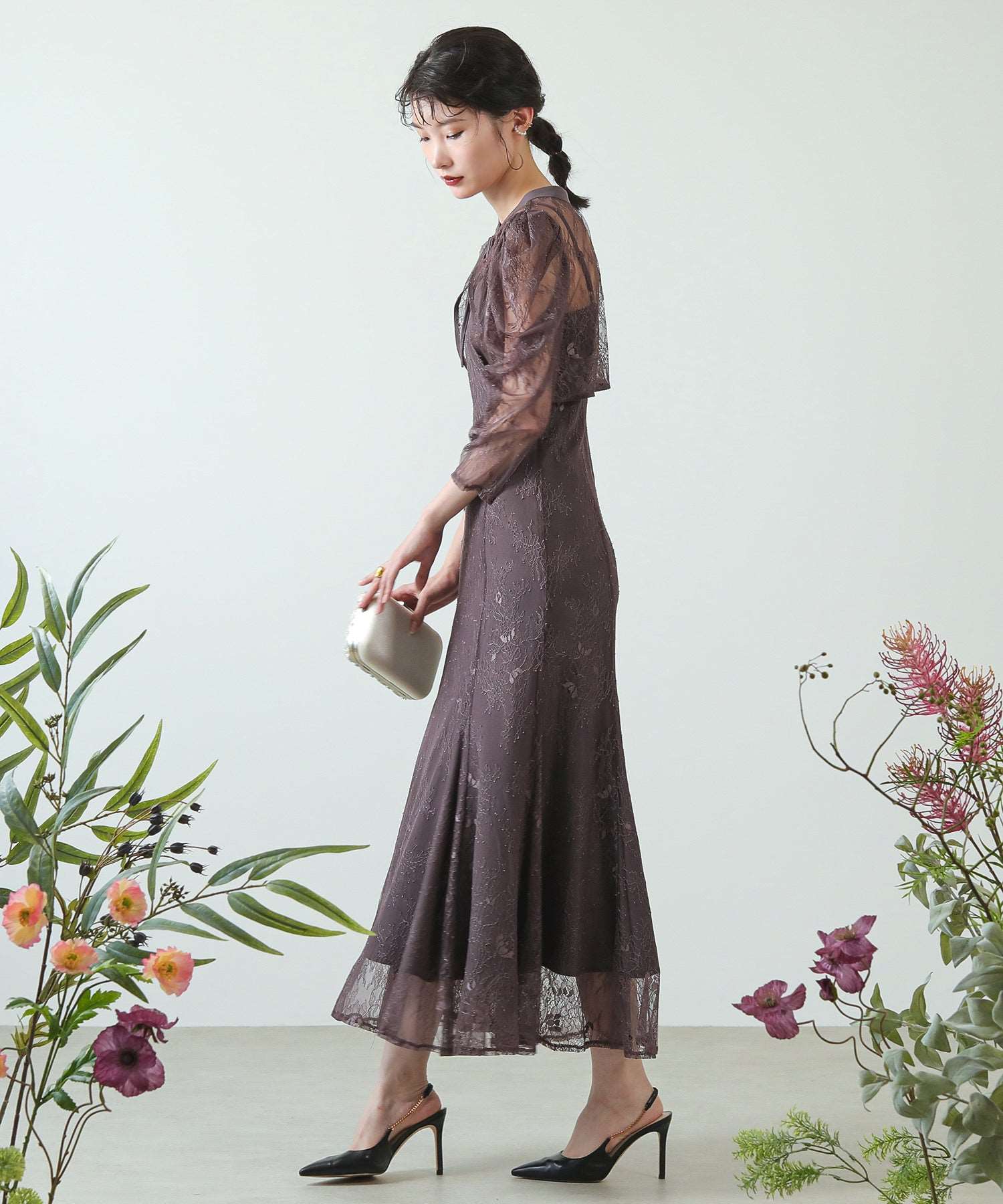 3way レースボレロセット 結婚式 オケージョン ドレス