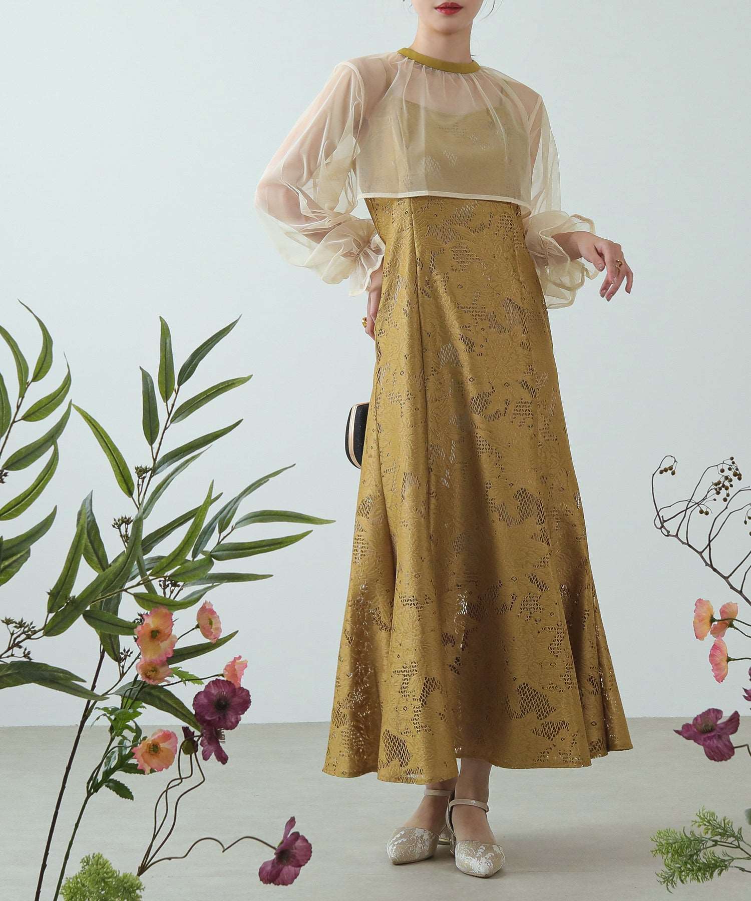 チュールボレロセットメニーウエイパーティー ドレス