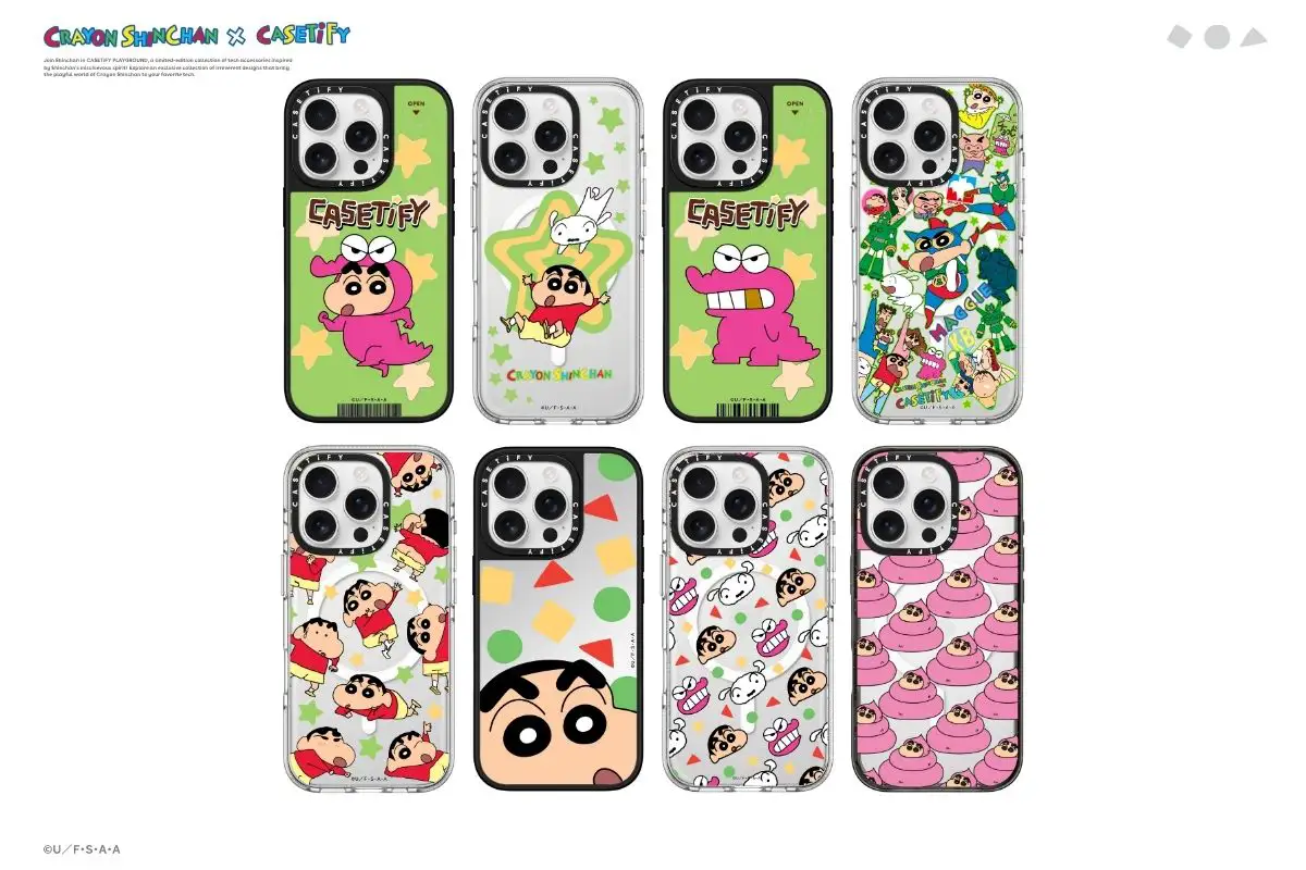 CASETiFY クレヨンしんちゃん スマホストラップ CASETiFYクレヨン